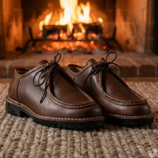Chaussures Maquignon cuir marron semelle caoutchouc 40 à 46