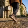 Bottines Touk Cuir Zip marron 40 à 46