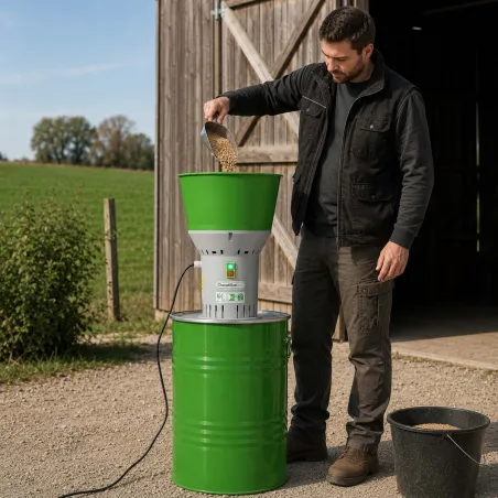 Moulin à céréales électrique 1200W + 4 grilles