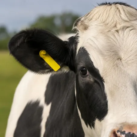 100 attaches Tip Tag vierges rouges – Marquage animaux d’élevage