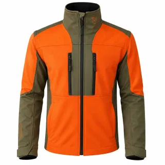Veste Francital Softshell Chambaran Orange manches amovibles norme NF S 74-567