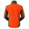 Veste Francital Softshell Chambaran Orange manches amovibles norme NF S 74-567