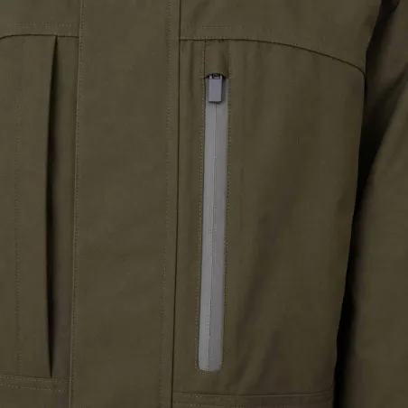Veste STAGUNT Northgame capuche amovible gilet fluo
