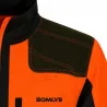 Veste Light Traque Orange Somlys - Chasse Légère Haute Visibilité