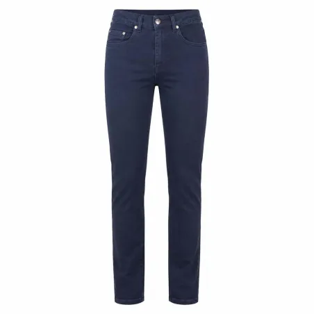 Jeans femme coupe confort coton polyester bleu foncé 38 à 54