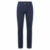 Jeans femme coupe confort coton polyester bleu foncé 38 à 54