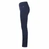 Jeans femme coupe confort coton polyester bleu foncé 38 à 54