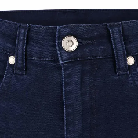 Jeans femme coupe confort coton polyester bleu foncé 38 à 54