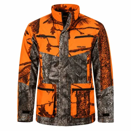 Veste de poste à capuche Warm Hunt 4 chaude camo orange M à 3XL