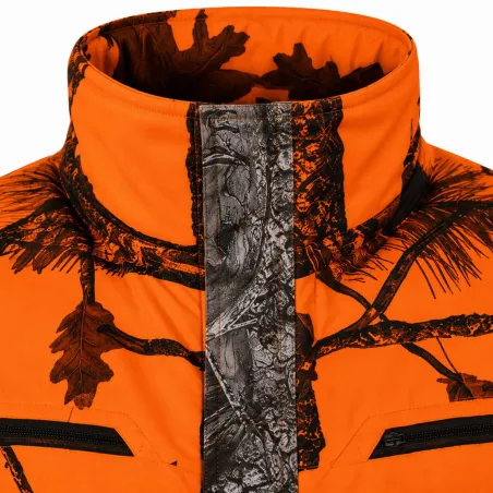 Veste de poste à capuche Warm Hunt 4 chaude camo orange M à 3XL