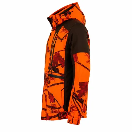 Veste de chasse softshell SL TEX orange camo