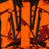 Veste de chasse softshell SL TEX orange camo