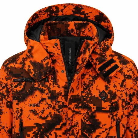 Veste Ridge isolante polyester camo orange S à 5XL