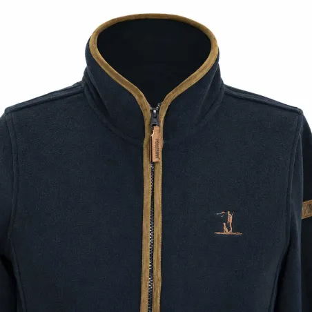Blouson polaire femme Scotland zip polyester marine S à XL
