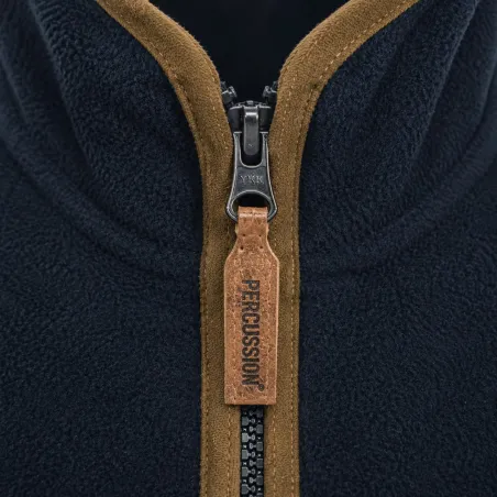 Blouson polaire femme Scotland zip polyester marine S à XL