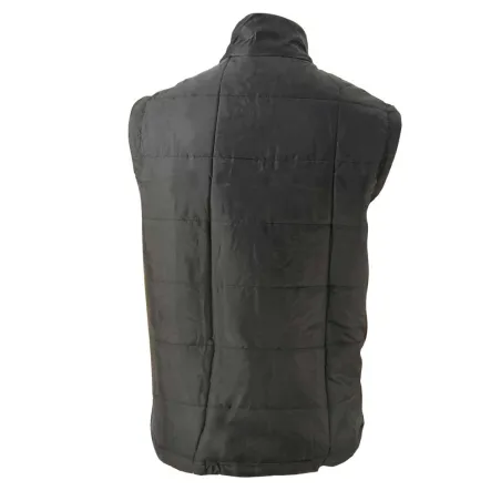Veste matelassée sans manches fermeture zip col montant S à 3XL