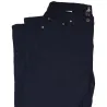 Jeans femme coupe confort coton polyester bleu foncé 38 à 54