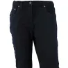 Jeans femme coupe confort coton polyester bleu foncé 38 à 54