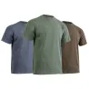 Pack de 3 T-shirts Lincoln Vert Bleu Marron de S à 3XL