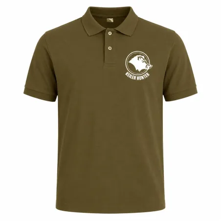 Polo Keiler Hunter kaki logo 2