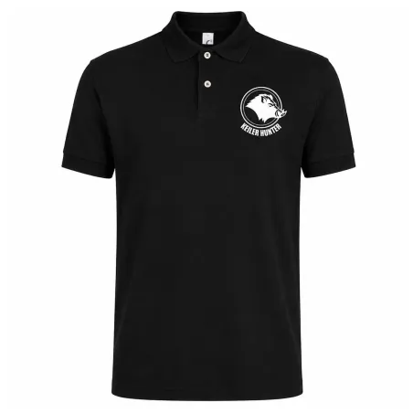 Polo Keiler Hunter noir 100% coton 210g/m² manches courtes logo 2