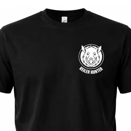 Polo Keiler Hunter noir 100% coton 210g/m² manches courtes logo 2