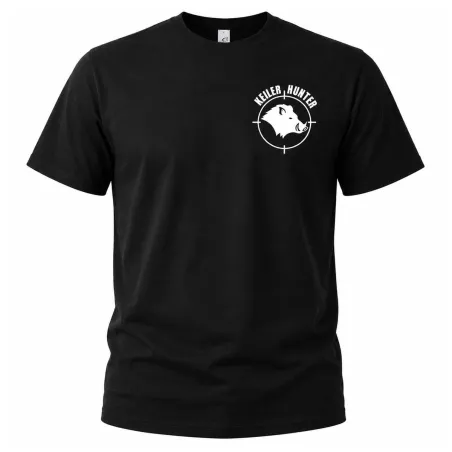 T-Shirt Keiler Hunter noir 100% coton manches courtes logo 1