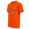T-shirt orange grands animaux Bartavel®