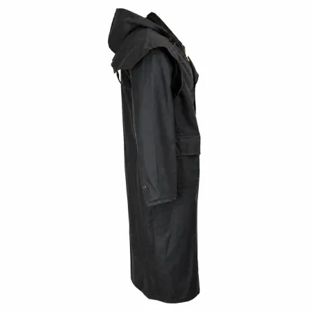 Manteau long Walker and Hawkes Waxstock navy de M à 3XL