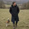Manteau long Walker and Hawkes Waxstock navy de M à 3XL