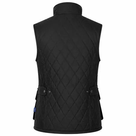 Gilet Walker and Hawkes Haxby Vert Coton Ciré Femme