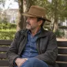 Chapeau Walker and Hawkes Cowhide Traveller cuir