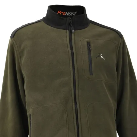 Blouson polaire réversible Pro Hunt polyester kaki/blaze M à 4XL