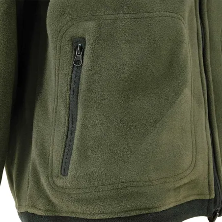 Blouson polaire réversible Pro Hunt polyester kaki/blaze M à 4XL