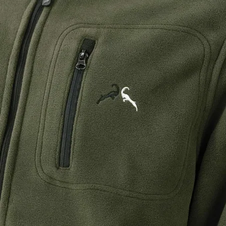 Blouson polaire réversible Pro Hunt polyester kaki/blaze M à 4XL