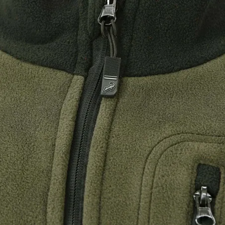Blouson polaire réversible Pro Hunt polyester kaki/blaze M à 4XL