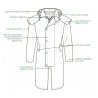 Manteau long Walker and Hawkes Waxstock navy de M à 3XL