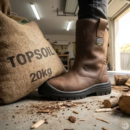 Bottes de sécurité Mayon S3S - Homme - Marron