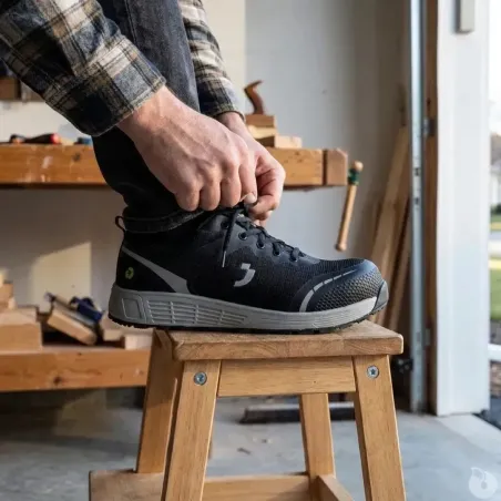 Chaussures sécurité Ecodempo S3S noires antidérapantes
