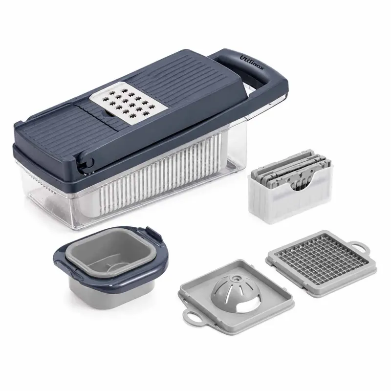 Mandoline de cuisine multifonction 15 pièces avec 7 lames interchangeables