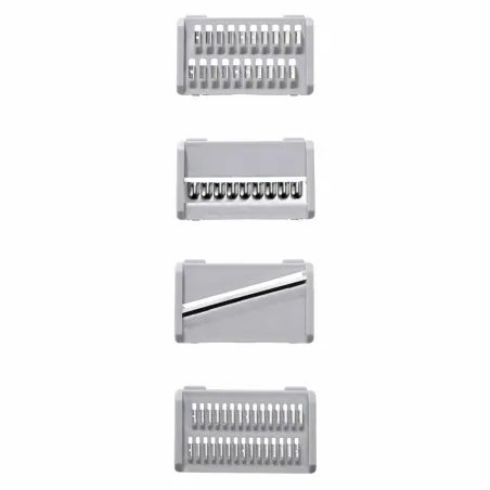 Mandoline de cuisine multifonction 15 pièces avec 7 lames interchangeables