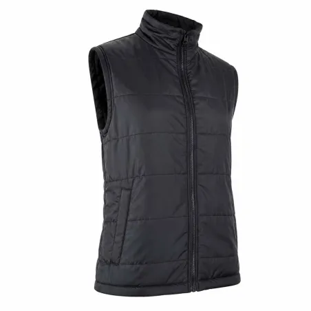 Veste matelassée sans manches fermeture zip col montant S à 3XL