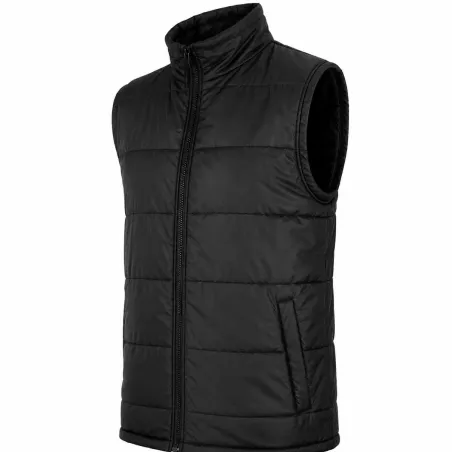 Veste matelassée sans manches fermeture zip col montant S à 3XL