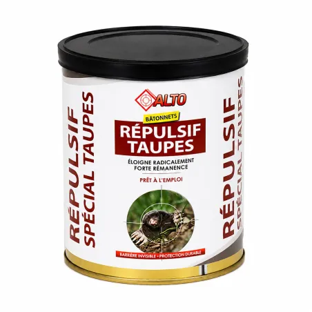 10 Boites de Répulsif taupes 55 batônnets