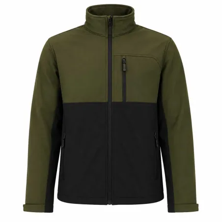 Veste Softshell Tralnor 3 couches déperlante capuche amovible