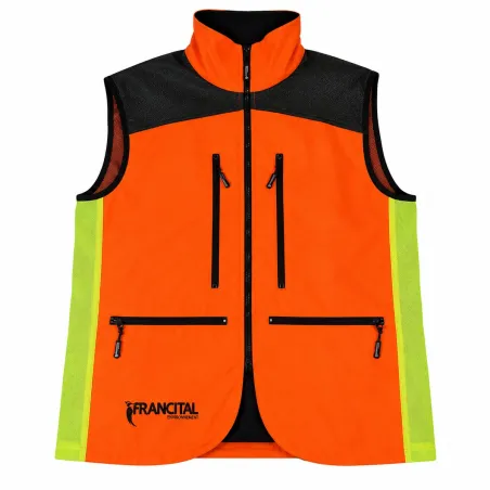 Gilet de traque Francital Atalante 7 Poches Zippées ISO / NF