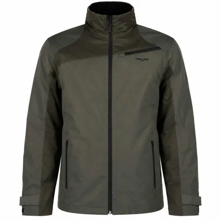 Veste Maquisard Treeland Verte Oxford Ripstop Imperméable 65% Poly