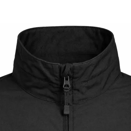 Veste courte Fighter noire 8 poches zip coton polyester noir M à 3XL