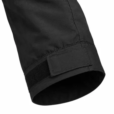 Veste courte Fighter noire 8 poches zip coton polyester noir M à 3XL