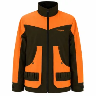Veste Treeland Ouverture déperlante orange marron S à 3XL